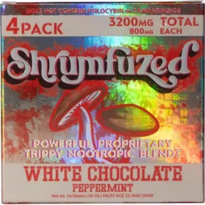 Shrumfuzed Mushroom White Chocolate Peppermint